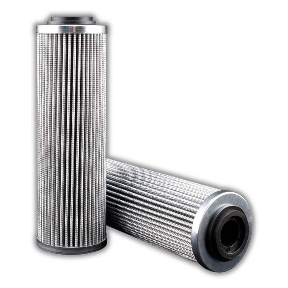 Replacement/Interchange Hydraulic Filter Element: Microglass, 10  µ