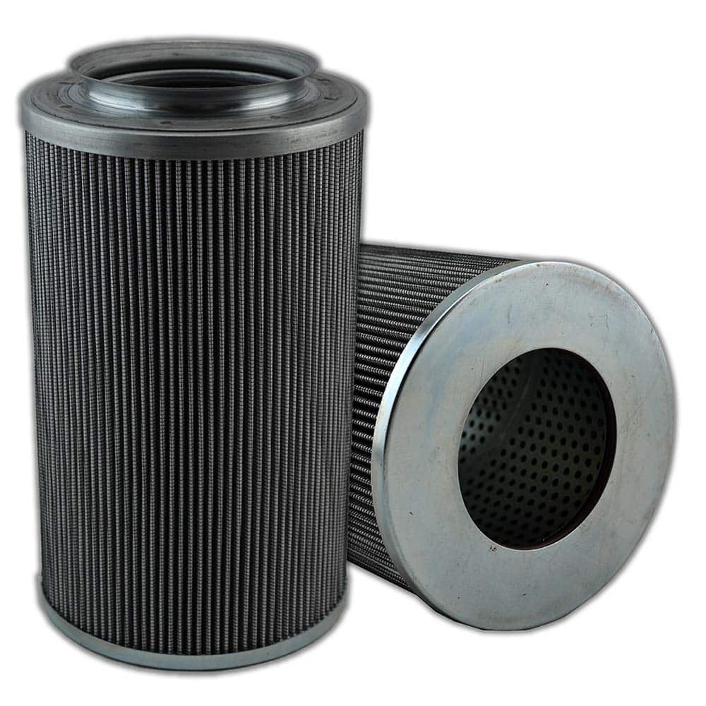 Replacement/Interchange Hydraulic Filter Element: Microglass, 10  µ