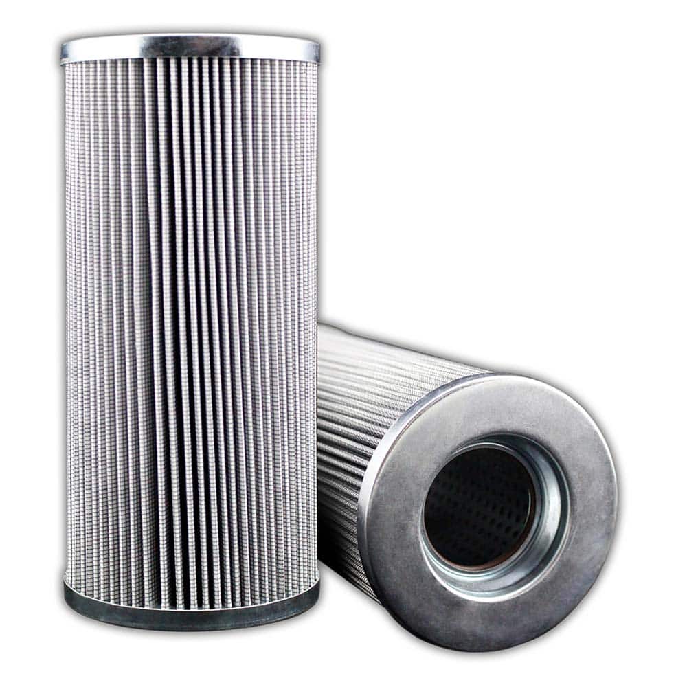 Replacement/Interchange Hydraulic Filter Element: Microglass, 10  µ