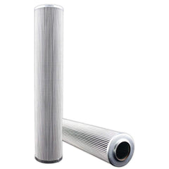 Replacement/Interchange Hydraulic Filter Element: Microglass, 10  µ