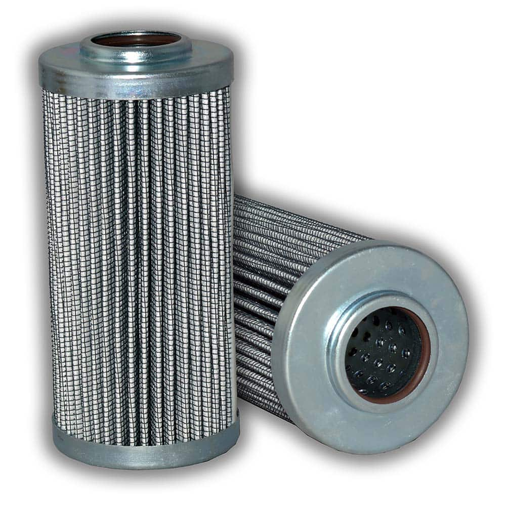 Replacement/Interchange Hydraulic Filter Element: Microglass, 10  µ