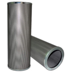 Replacement/Interchange Hydraulic Filter Element: Microglass, 10  µ