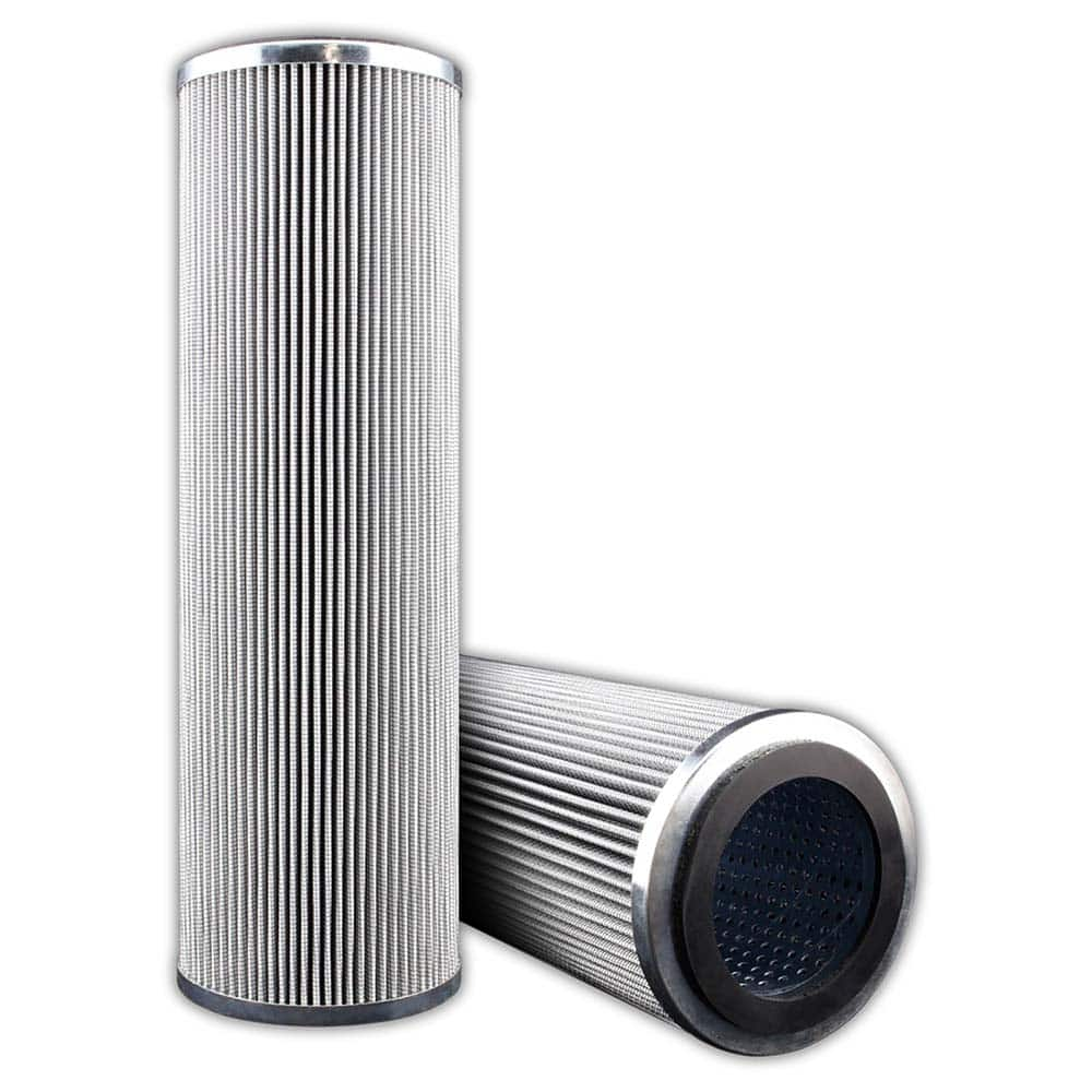 Replacement/Interchange Hydraulic Filter Element: Microglass, 10  µ