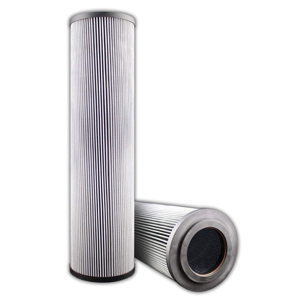 Replacement/Interchange Hydraulic Filter Element: Microglass, 10  µ