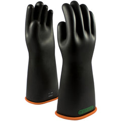 ‎155-3-16/12 - Novax - Natural Rubber Insulating Glove - Class 3 - 16″ - Black/Orange - Straight Cuff - Exact Industrial Supply