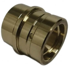 Gibraltar - Die & Mold Straight Bushings; Material: Solid Bronze ; Overall Length (Inch): 1-49/64 ; Overall Length (Decimal Inch): 1-49/64 ; Inside Diameter (Inch): 1-3/16 ; Body Diameter (Decimal Inch): 1.4961 ; Attachment Method: Press-Fit - Exact Industrial Supply