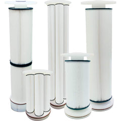 Hayward - Cartridge Filters; Style: Pleated ; Length (Inch): 10 ; Length (Decimal Inch): 10.0000 ; Outside Diameter (Decimal Inch): 2.5000 ; Outside Diameter (Inch): 2-1/2 ; Micron Rating: 10 - Exact Industrial Supply