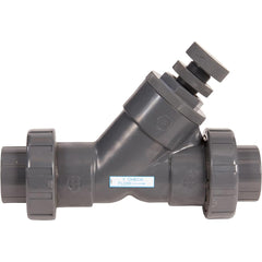 Hayward - Check Valves; Design: In-line; True Union Ball Check; Spring Check ; Tube Outside Diameter (mm): 19.050 ; Pipe Size (Inch): 3/4 ; Tube Outside Diameter (Inch): 3/4 ; End Connections: Threaded ; Material: PVC - Exact Industrial Supply