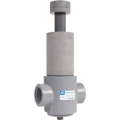 Hayward - Pressure Regulating Valves; Pipe Size: 1/2 (Inch); End Connections: Threaded ; Material: CPVC ; Seal Material: FPM ; Minimum Working Pressure (psi): 5.0 ; Maximum Working Pressure (psi): 75.000 - Exact Industrial Supply