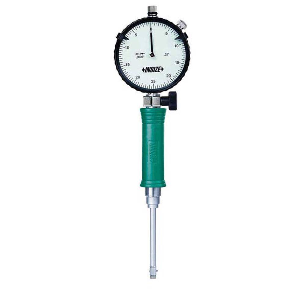 Insize USA LLC - Electronic Bore Gages; Type: Electronic Bore Gage ; Minimum Measurement (Decimal Inch): 0.4000 ; Maximum Measurement (Decimal Inch): 0.7000 ; Gage Depth (Decimal Inch): 4.1250 ; Gage Depth (Inch): 4-1/8 ; Accuracy (Decimal Inch): ?0.00075 - Exact Industrial Supply