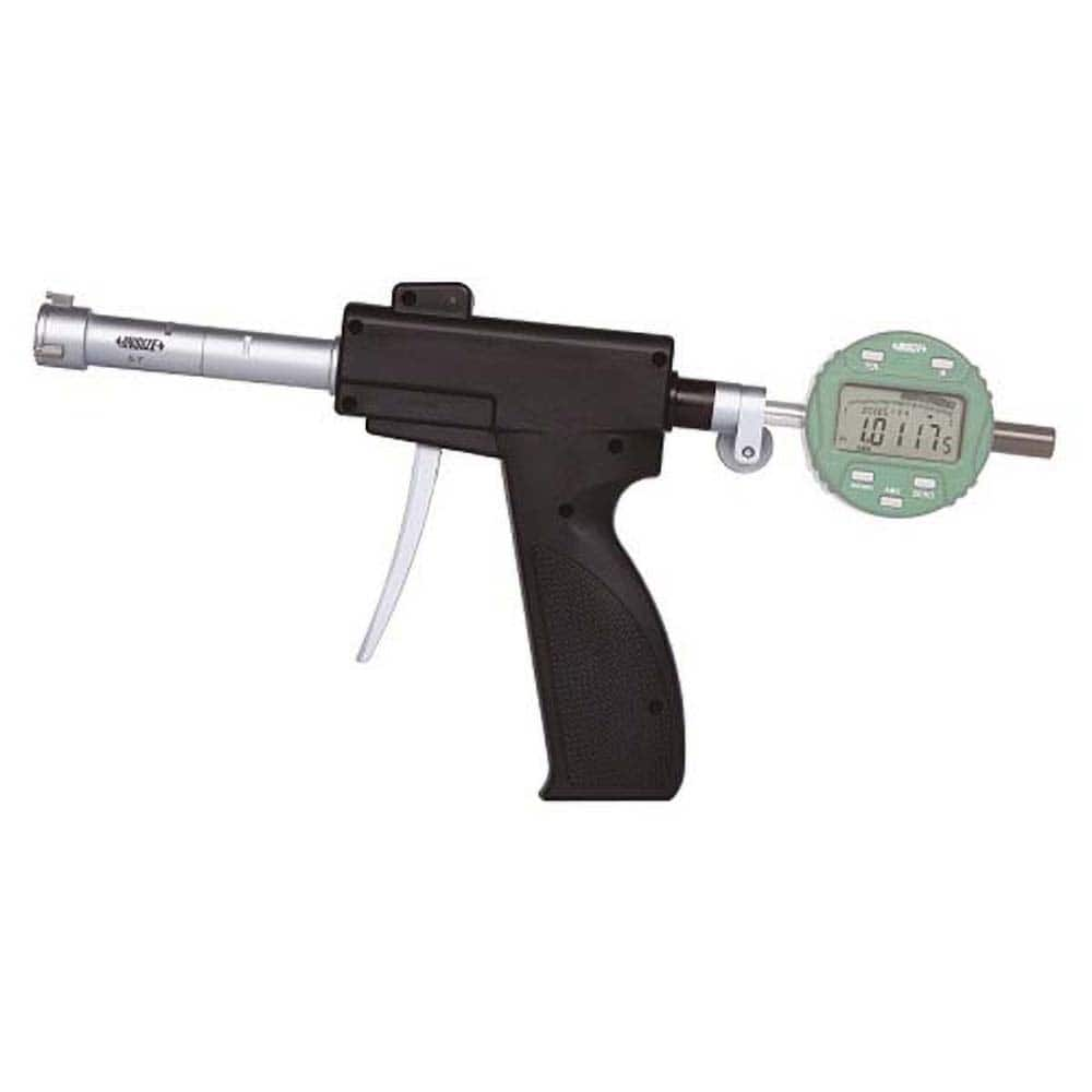 Insize USA LLC - Electronic Bore Gages; Type: Pistol Grip Electronic Bore Gage ; Minimum Measurement (Decimal Inch): 0.5000 ; Maximum Measurement (Decimal Inch): 0.6500 ; Gage Depth (Inch): 2-1/2 ; With Accessories: Yes ; Accuracy (Decimal Inch): 0.00016 - Exact Industrial Supply