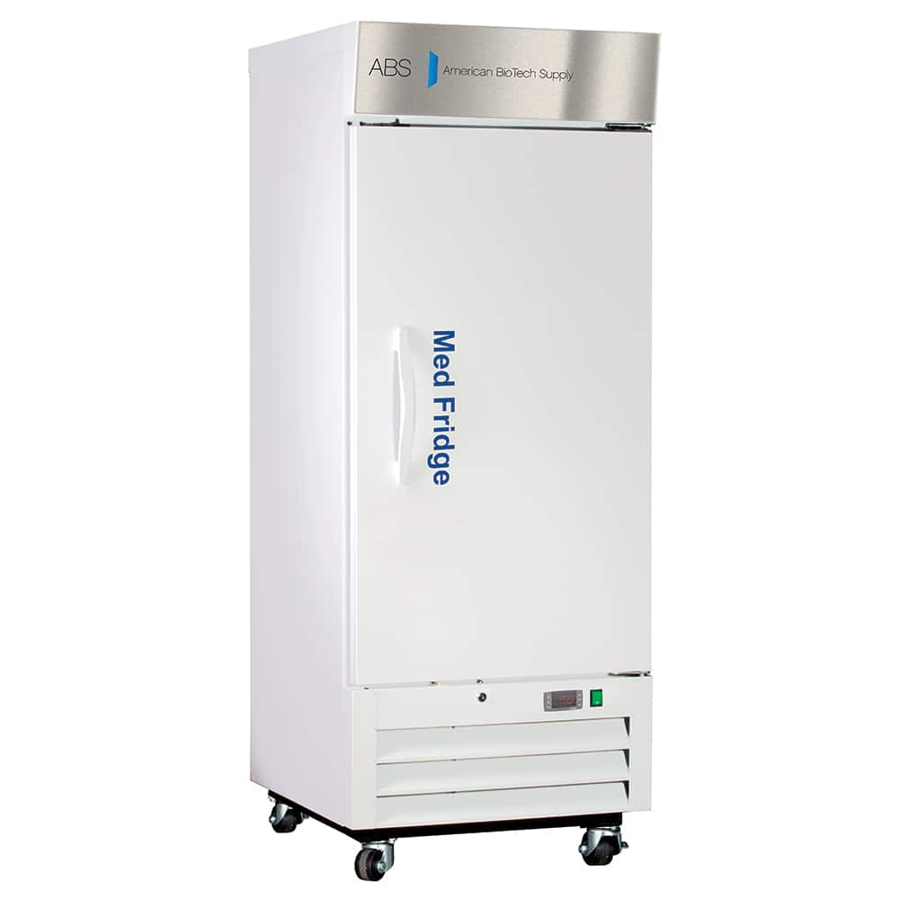 American BioTech Supply - Laboratory Refrigerators and Freezers; Type: Pharmacy/Vaccine Refrigerator ; Volume Capacity: 12 Cu. Ft. ; Minimum Temperature (C): 2.00 ; Maximum Temperature (C): 8.00 ; Width (Inch): 25 ; Depth (Inch): 29-3/4 - Exact Industrial Supply