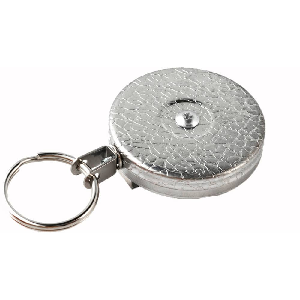 Key-Bak - Key Control; Type: Retractable Key Chain ; Number of Keys: 15 ; Color: Chrome ; Width (Inch): 1 - Exact Industrial Supply