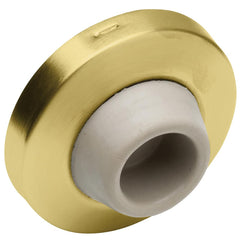 IVES - Stops; Type: Wall Bumper Stop ; Finish/Coating: Satin Brass ; Projection: 1 (Inch); Mount Type: Wall - Exact Industrial Supply