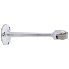 IVES - Stops; Type: Roller Bumper Door Stop ; Finish/Coating: Satin Chrome ; Projection: 6 (Inch); Mount Type: Door - Exact Industrial Supply