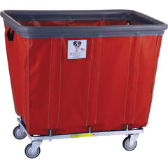 R&B Wire Products - 6 Bushel 600 Lb Heavy Duty 18 oz Vinyl Bumper Truck - Exact Industrial Supply