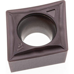 CCGT32.51FN-ASF AT10 Carbide Turning Insert Neutral, 9.67mm Long, 9.53mm Inscribed Circle, 0.4mm Corner Radius, 3.97mm Thick, 80° Diamond