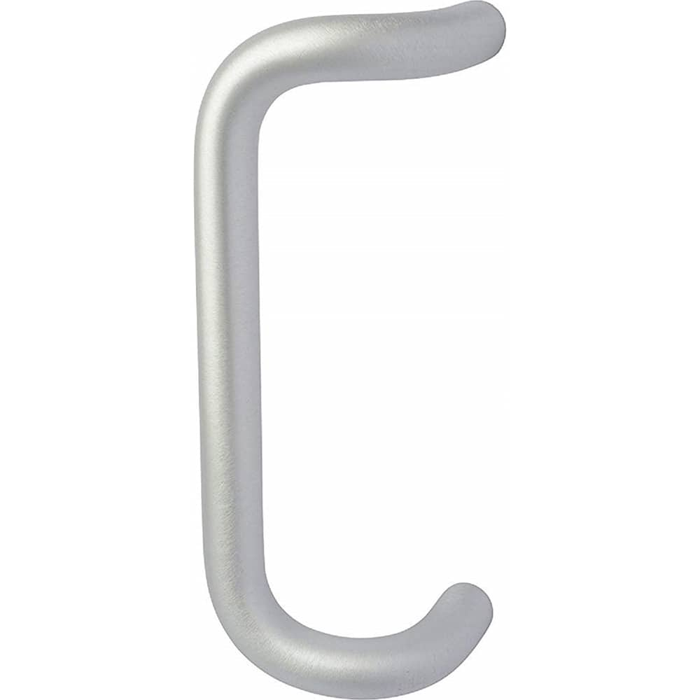 Rockwood - Door Pulls; Overall Length (Inch): 16 ; Finish/Coating: Clear Anodized Aluminum ; Grip Length: 4 (Inch); Projection: 3.5 (Inch) - Exact Industrial Supply