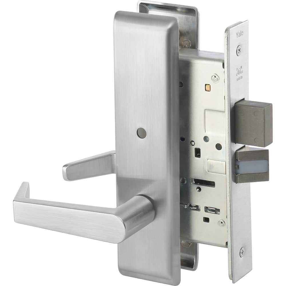 Yale - Lever Locksets; Door Thickness: 1 3/4 - Exact Industrial Supply