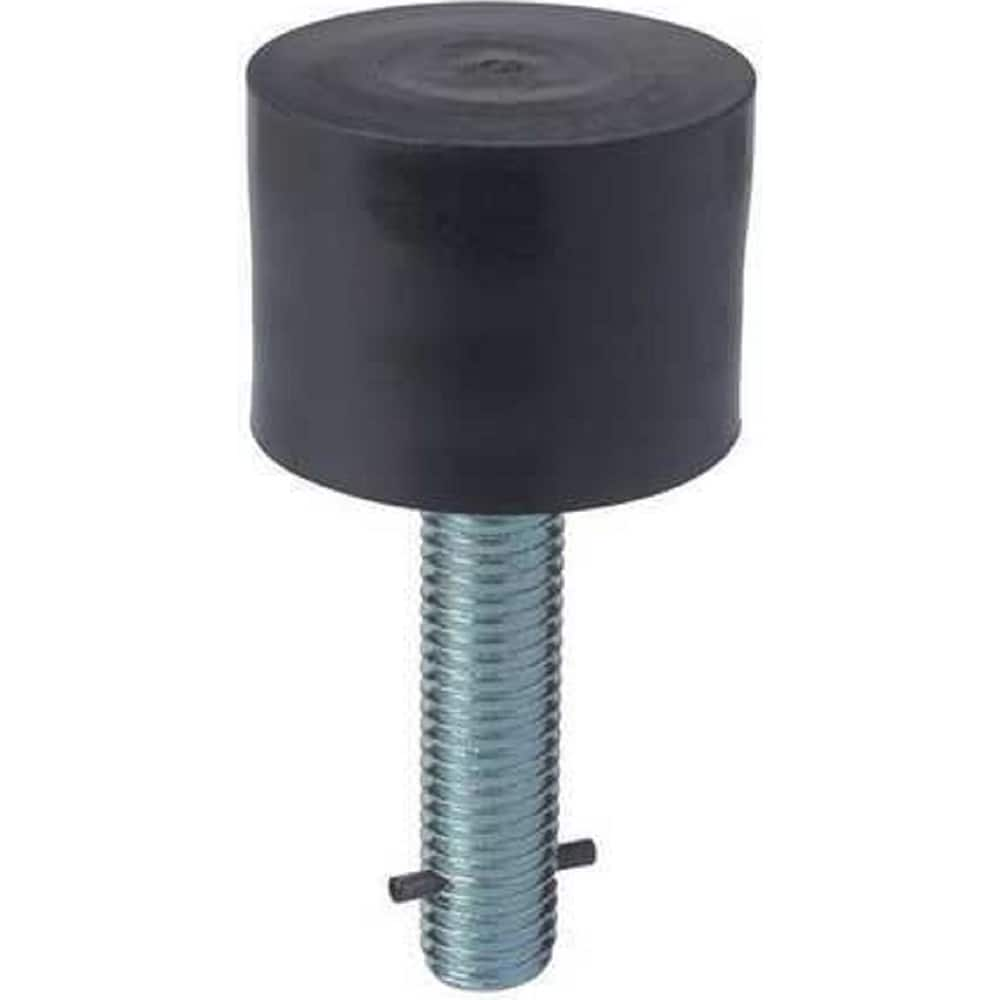 Rockwood - Stops; Type: Heavy-Duty Door Stop ; Finish/Coating: Black ; Projection: 3 (Inch); Mount Type: Floor - Exact Industrial Supply