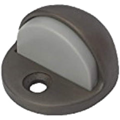 Rockwood - Stops; Type: Low Dome Stop ; Finish/Coating: Oxidized Satin Dark Bronze ; Projection: 2 (Inch); Mount Type: Floor - Exact Industrial Supply