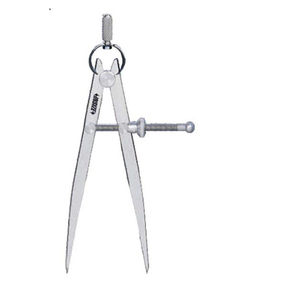 Insize USA LLC - Firm-Joint Calipers, Spring Calipers & Dividers; Type: Spring Divider ; Leg Size (Inch): 12 ; Joint Type: Firm Joint ; Maximum Measurement (Inch): 12 ; Maximum Measurement (Decimal Inch): 12 ; Calibrated: No - Exact Industrial Supply