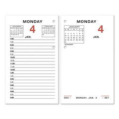 AT-A-GLANCE - Note Pads, Writing Pads & Notebooks Writing Pads & Notebook Type: Desk Calendar Refill Size: 3-1/2 x 6 - Benchmark Tooling