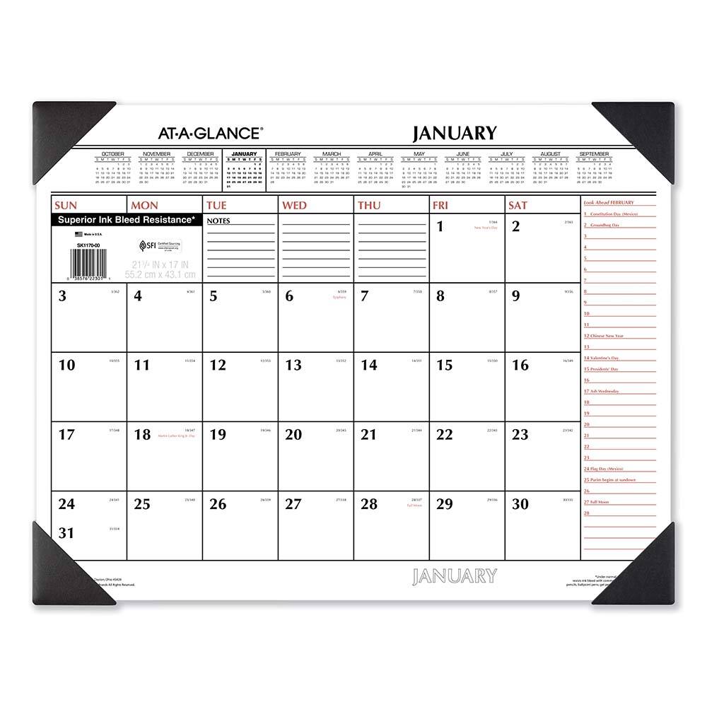 AT-A-GLANCE - Note Pads, Writing Pads & Notebooks Writing Pads & Notebook Type: Desk Pad Size: 22 x 17 - Benchmark Tooling