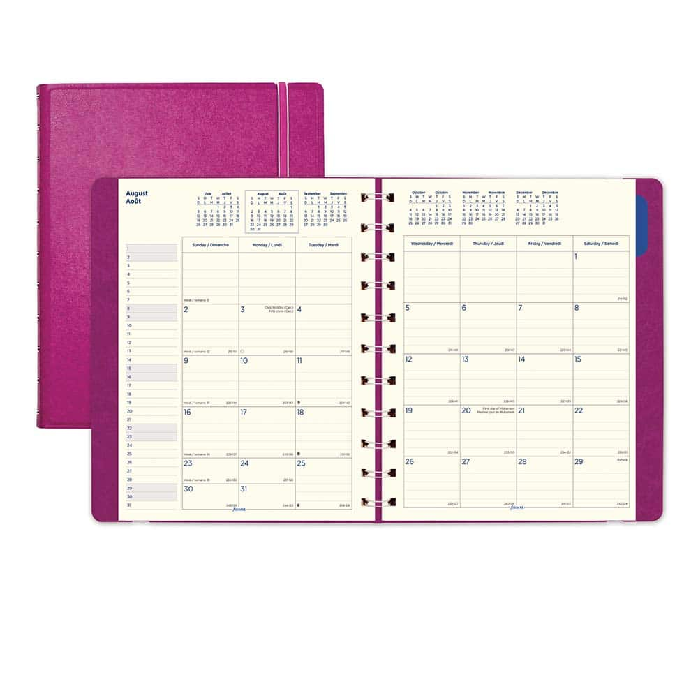 FiloFax - Note Pads, Writing Pads & Notebooks Writing Pads & Notebook Type: Appointment Book Size: 10-7/8 x 8-1/2 - Benchmark Tooling