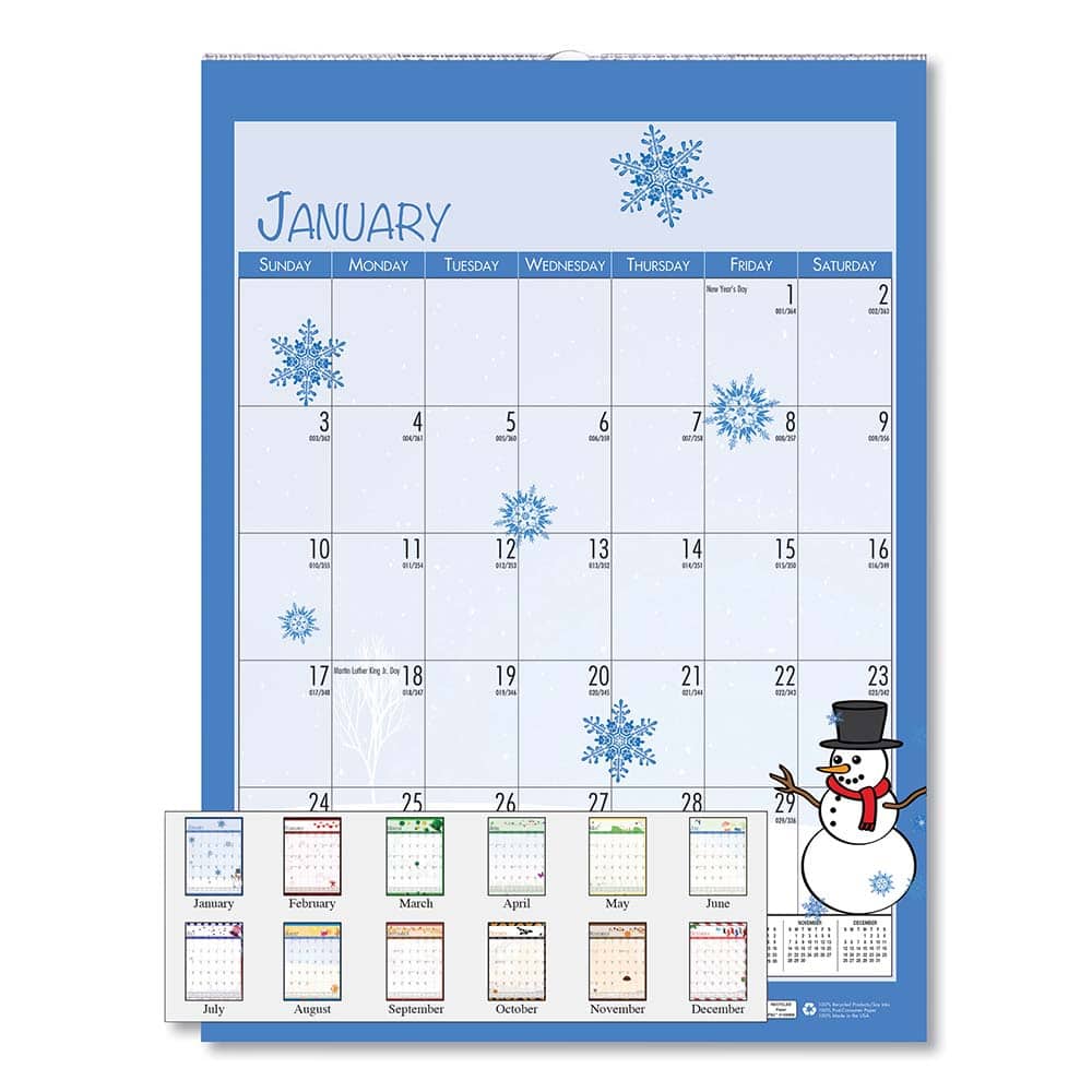House of Doolittle - Note Pads, Writing Pads & Notebooks Writing Pads & Notebook Type: Wall Calendar Size: 12 x 16-1/2 - Benchmark Tooling