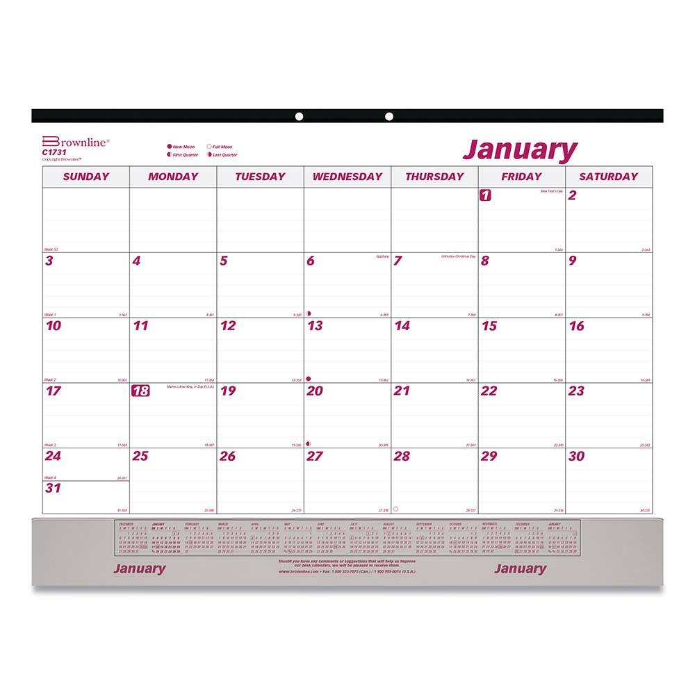 Brownline - Note Pads, Writing Pads & Notebooks Writing Pads & Notebook Type: Desk Pad Size: 22 x 17 - Benchmark Tooling