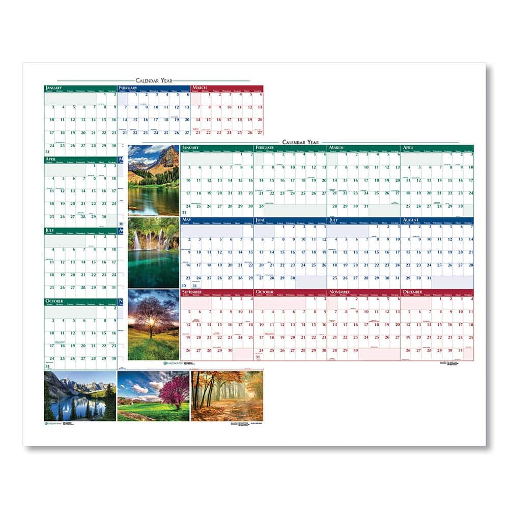 House of Doolittle - Note Pads, Writing Pads & Notebooks Writing Pads & Notebook Type: Wall Calendar Size: 32 x 48 - Benchmark Tooling