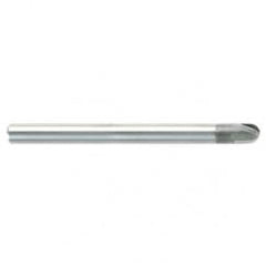 0.5mm TuffCut DM 2 Fl Ball Nose ALtima 52 Coated Center Cutting End Mill - Benchmark Tooling