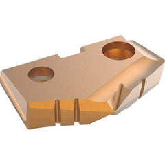 Allied Machine and Engineering - 26.5mm Diam x 3/16" Thick, Seat Code 2, 132° Included Angle Spade Drill Insert - AM300 Coated, Carbide, Grade K20, Series GEN2 T-A - Benchmark Tooling