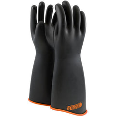 ‎158-4-18/10 - Novax - Natural Rubber Insulating Glove - Class 4 - 18″ - Black/Orange - Contour Cuff