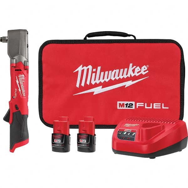 Milwaukee Tool - Cordless Impact Wrenches & Ratchets Voltage: 12.0 Drive Size (Inch): 1/2 - Benchmark Tooling