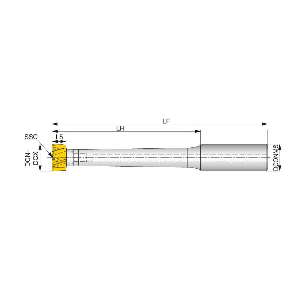 Modular Reamer Bodies; Clamping Method: Axial; Shank Diameter (mm): 0.7500; Shank Length (Decimal Inch): 2.3622 in; Overall Length (Decimal Inch): 4.32; Overall Length (mm): 4.32; Cutting Direction: Neutral; Shank Length (mm): 2.3622 in