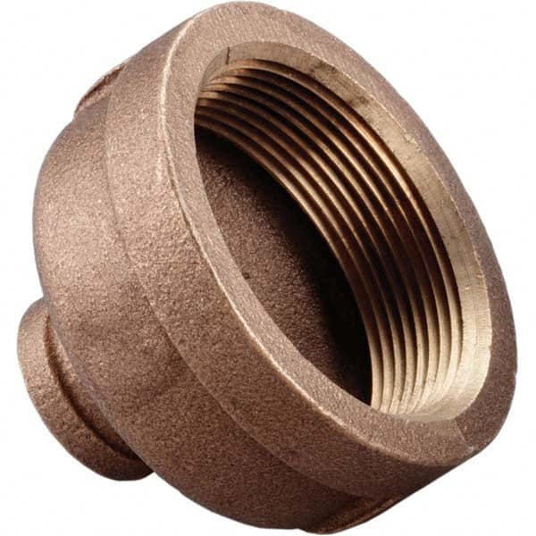 Merit Brass - Brass & Chrome Pipe Fittings Type: Reducing Coupling Fitting Size: 1-1/2 x 1 - Benchmark Tooling