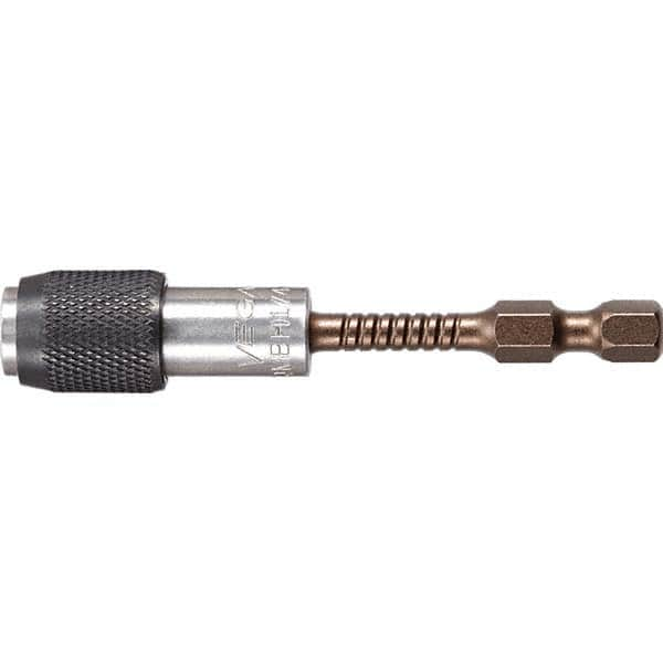 VEGA Industries - Power & Impact Screwdriver Bits & Holders Bit Type: Impact Rated Quick Change Magnetic Bit Holder Hex Size (Inch): 1/4 - Benchmark Tooling