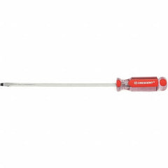 Crescent - 3/16" Blade Width x 12-13/16" OAL Screwdriver Slotted Screwdriver - Benchmark Tooling