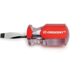 Crescent - Slotted Screwdrivers Tool Type: Screwdriver Overall Length Range: 3" - 6.9" - Benchmark Tooling