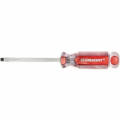 Crescent - Slotted Screwdrivers Tool Type: Screwdriver Overall Length Range: 7" - 9.9" - Benchmark Tooling