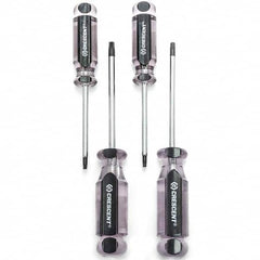 Crescent - Screwdriver Sets Screwdriver Types Included: Torx Number of Pieces: 4 - Benchmark Tooling