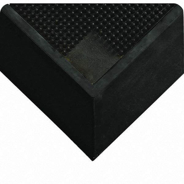 Wearwell - 37" Long x 31" Wide, Natural Rubber Surface, Boot Scrape Surface Entrance Matting - Benchmark Tooling