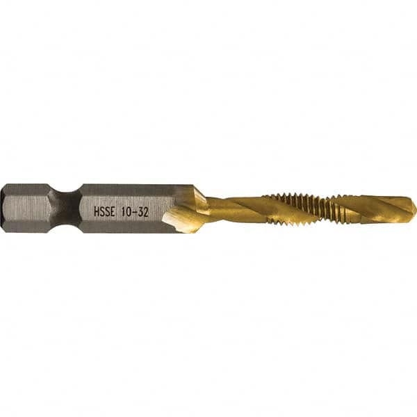 Greenlee - Combination Drill & Tap Sets Minimum Thread Size (Inch): #10-32 Maximum Thread Size (mm): M5x0.80 - Benchmark Tooling