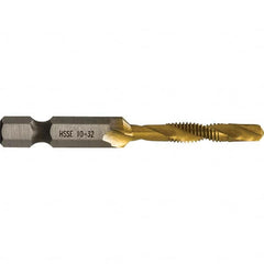 Greenlee - Combination Drill & Tap Sets Minimum Thread Size (Inch): #10-32 Maximum Thread Size (mm): M5x0.80 - Benchmark Tooling