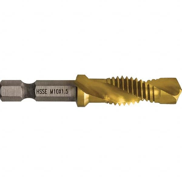 Greenlee - Combination Drill & Tap Sets Minimum Thread Size (mm): M10x1.50 Maximum Thread Size (mm): M10x1.50 - Benchmark Tooling