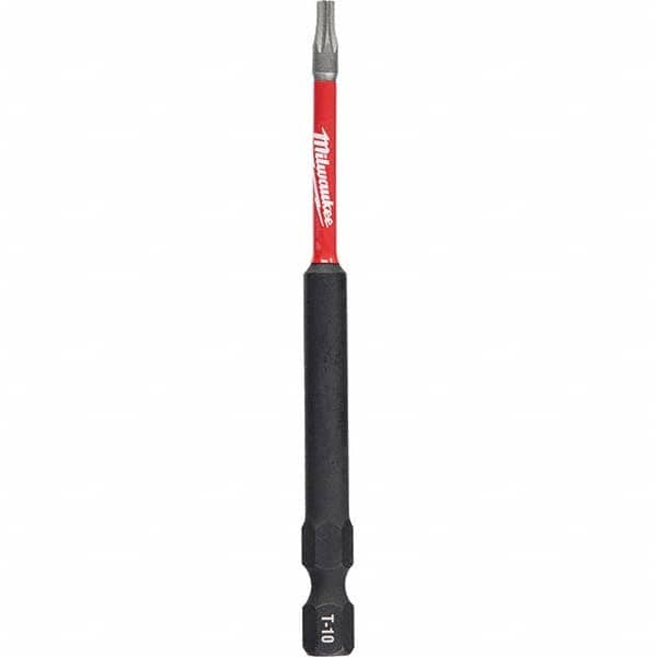 Milwaukee Tool - 1/4" Hex T10 Torx Impact Ready Bit - Benchmark Tooling