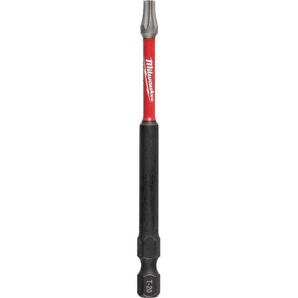 Milwaukee Tool - 1/4" Hex T20 Torx Impact Ready Bit - Benchmark Tooling