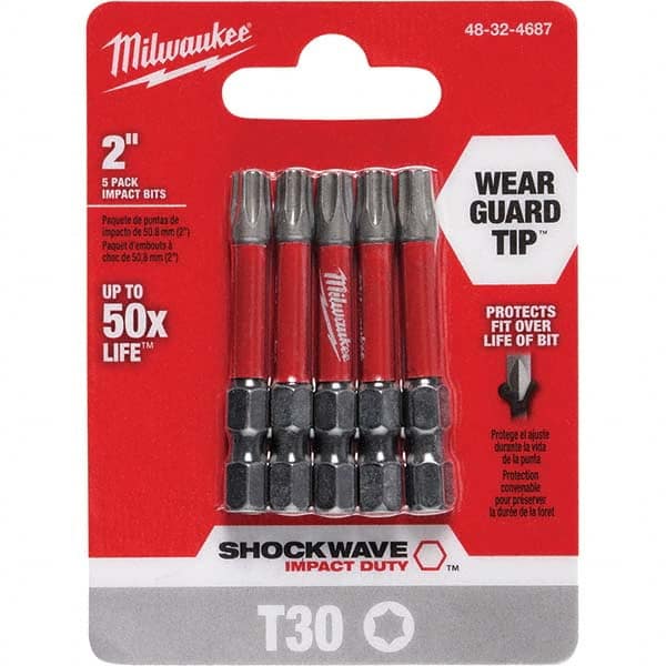 Milwaukee Tool - 1/4" Hex T30 Torx Impact Ready Bit - Benchmark Tooling